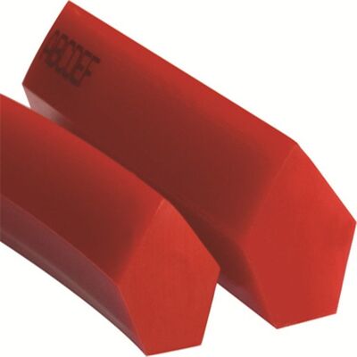 Polyurethane Ridge Top Belt PU Pentagonal Belt 88A Hardness For Conveying Lines