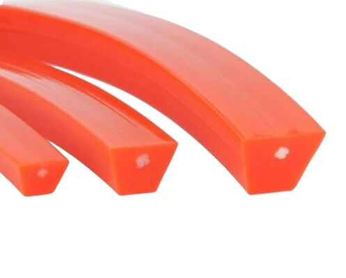 Red Color Polyurethane V Belt A B C Size 30m 50m/roll High Tension Resistance