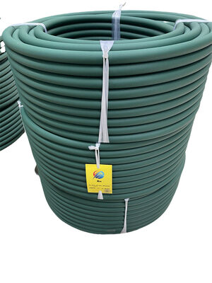 Green Color PU Round Belt Rough Surface Oil Resistance Anti Slip Polyurethane Belt