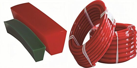 Abrasion Resistant Polyurethane V Belt Industrial PU Conveyor Belt Custom Color