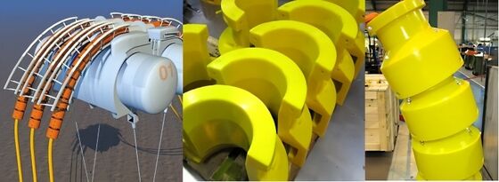 Polyurethane Submarine Cable Bend Restrictor with High Load Bearing Capacity and 50+ Years Durability for Subsea Cable Protection