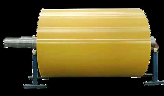 75-90A Shore Hardness PU Coated Roller for Material Handling Forklift with Custom Colour Options