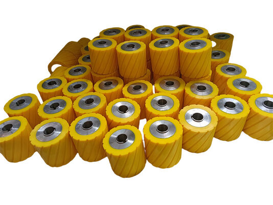 Industrial Grade PU Coated Wheels with 75-90A Shore Hardness for Heavy-Duty Applications in Customizable Colors