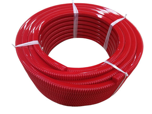 Multi Colored Polyurethane Super Grip Belt 88 A Hardness For Ceramic Transmission Line