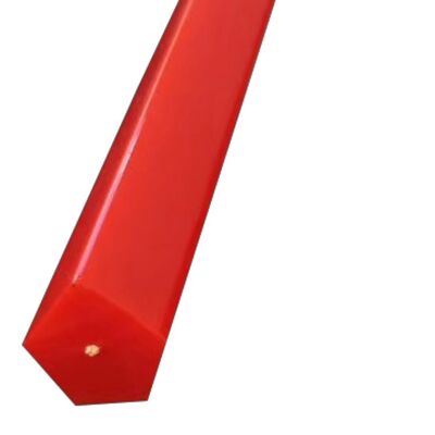 30m reinforced Polyurethane PU Ridge V-Belts Pentagon belting For Transmission