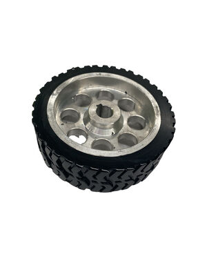 Custom Heavy Duty Polyurethane PU Coated Wheels 95 A Shore Hardness
