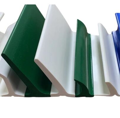 Polyurethane PU Conveyor Belt Cleats 80 A Shore Hardness Wear Resisting