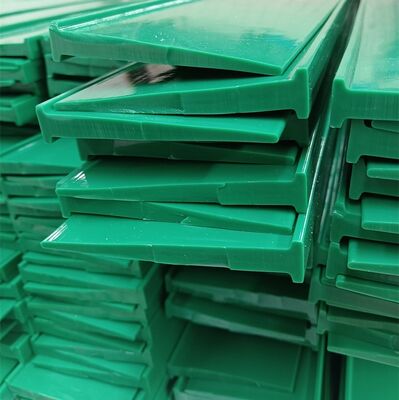 Wear Resistant PU Cleats with 80 A Shore Hardness for Preventing Material Slip on Conveyor Belts