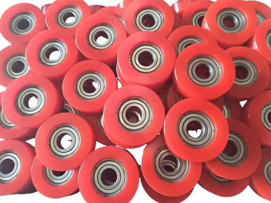 85 A Shore Hardness Polyurethane Coating Wheels Heavy Duty Wear Resisting