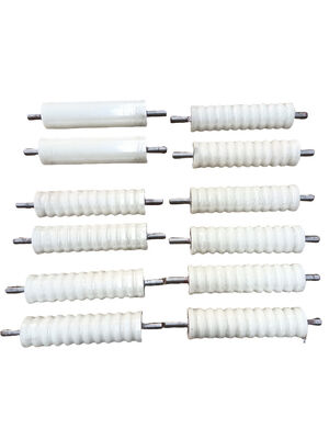 Customized PU Coated Roller Industrial Polyurethane Rollers 95 A Shore Hardness