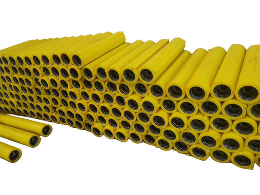 Heavy Duty Polyurethane Coated Roller Wear Resistant for Material Handling Forklift