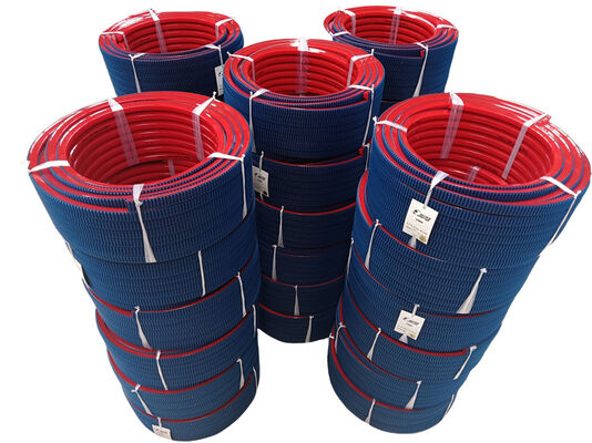90 A Hardness Polyurethane Super Grip Belt Size A B C For Ceramic Transmission Line