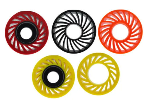 Polyurethane Sun Feed Wheels Crush Wheel 75 A Shore Hardness for Corrugated Producing