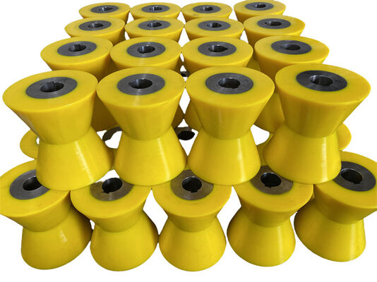 Polyurethane PU Coated Wheels Wear Resistant For Trucks Or Warehouse System Use