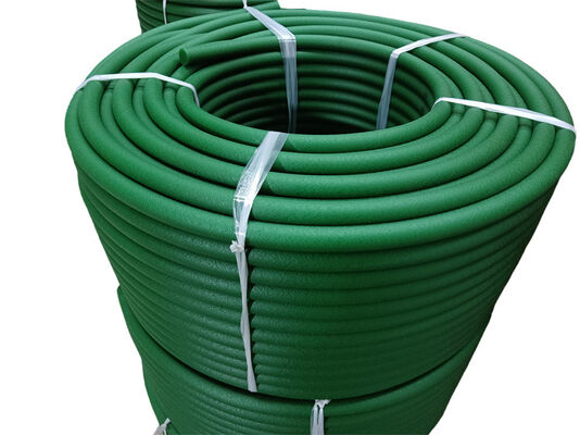 12mm Rough Surface Polyurethane Round Belt Green Color 88A Shore Hardness