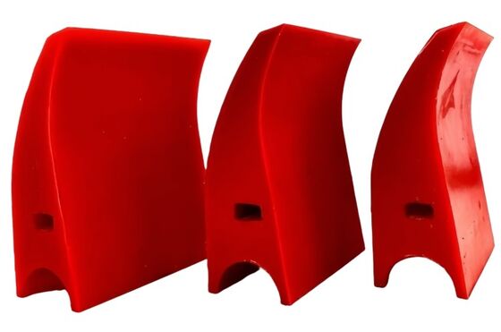 Polyurethane PU Casting Products Conveyor Cleaner Scrapers 60-90 A Hardness