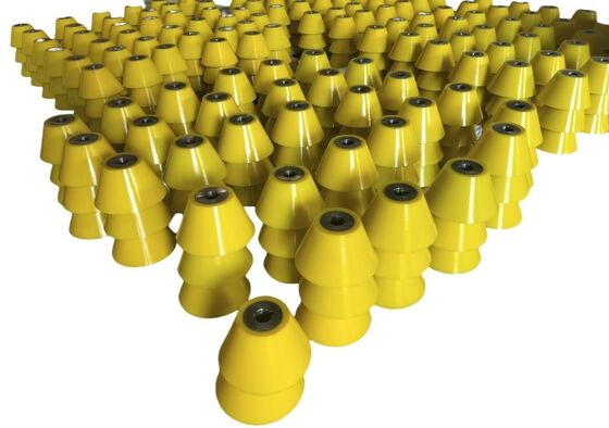 Heavy Duty Polyurethane Coating Wheels Water Oil And Corrosion Resistant