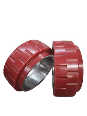 Heavy Duty PU Wheels Polyurethane Coating Wheels Anti Oil And Corrosion