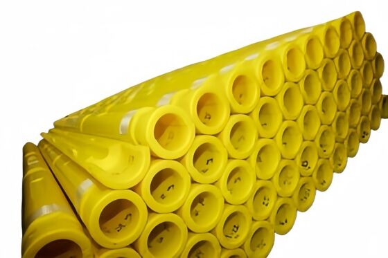 PU Subsea Protection Duct For Cable , Polyurethane Red Electrical Cable Duct