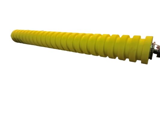 Industrial Conveyor PU Coated Roller with 75-90A Shore Hardness for Heavy Duty and Enhanced Resistance to Wear and Tear