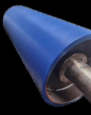 Wear Resistant PU Coated Roller with 75-90A Shore Hardness for Material Handling Forklift Applications