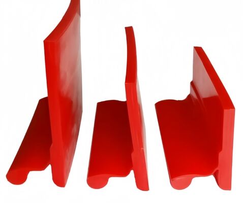 Polyurethane Scraper Blades and Conveyor Cleaner Scrapers with 60-90 A Hardness, Low Friction Coefficient, and High Wear Resistance