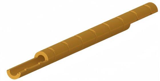 Polyurethane Cable Protection Tube with 85 A Hardness for High Load Bearing and Resistance to Water, Oil & Grease