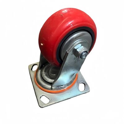 Heavy Duty PU Coated Wheels with 75-90A Shore Hardness and Superior Chemical Resistance for Industrial Use