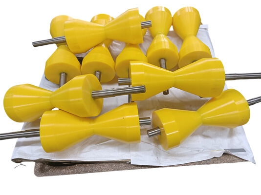 Heavy Duty PU Pipe Roller Industrial Polyurethane Pipeline V Rollers Customized Solutions For Manufacturing Processes