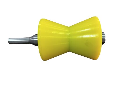 Heavy Duty Polyurethane Pipe Roller with 75-90A Shore Hardness and Customizable Color for Industrial Applications