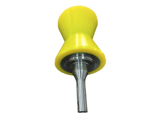 Heavy Duty Polyurethane Coated Roller with 75-90A Shore Hardness and Customizable Color for Industrial Applications