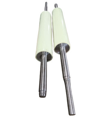 Durable PU Coated Roller with 75-90A Shore Hardness for Material Handling Forklift and Waterproof Conveyor Systems