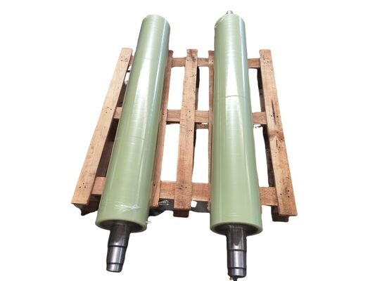 Durable PU Coated Roller with 95 Shore A Hardness for Material Handling Forklift and 75-90A Shore Hardness