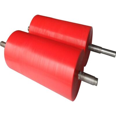 75-90A Shore Hardness Wear Resistant PU Coated Roller for Material Handling Forklift Applications