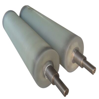 75-90A Shore Hardness Wear Resistant PU Coated Roller for Material Handling Forklift Applications