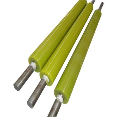 75-90A Shore Hardness Wear Resistant PU Coated Roller for Material Handling Forklift Applications