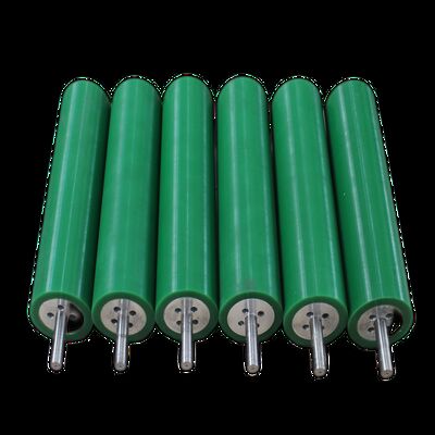 75-90A Shore Hardness PU Coated Roller for Heavy-Duty Material Handling with Customizable Color Options