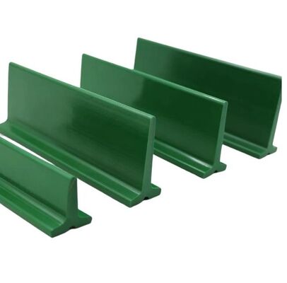 Polyurethane PU Conveyor Belt Cleats 80 A Shore Hardness Wear Resisting