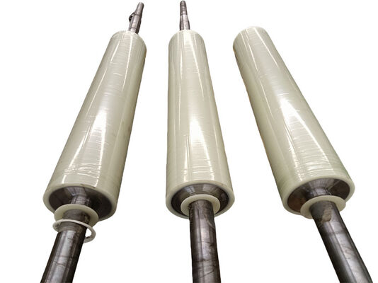 Customized PU Coated Roller 95 A Shore Hardness , Polyurethane Coating Rollers