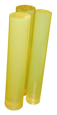 Polyurethane PU Rod Resistant to Oils Greases Solvents and Chemicals with Diameter 10mm-300mm and Hardness 60A-95A