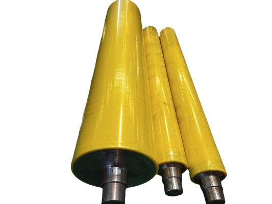OEM polyurethane coated roller For Mechanical Transmission 90 Shore A Hardness