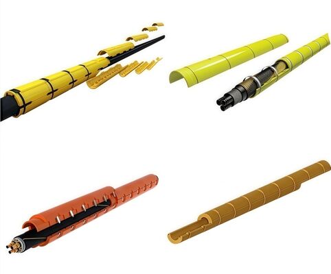 Polyurethane Submarine Cable Protection Tube with 85 A Hardness for Water, Oil & Grease Resistance and High Load Bearing Capacity